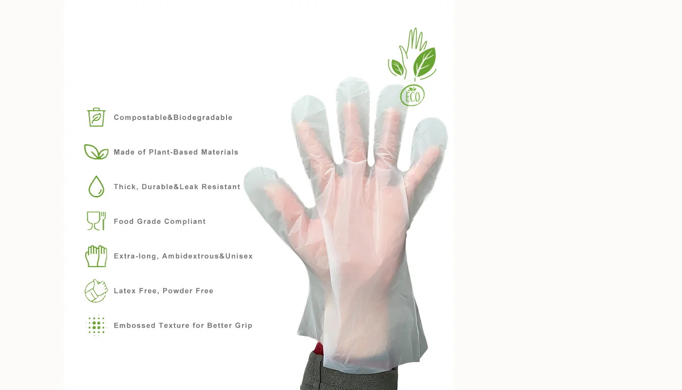 Compostable PE Gloves