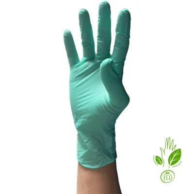 Biodegradable Disposable Nitrile Gloves,Green