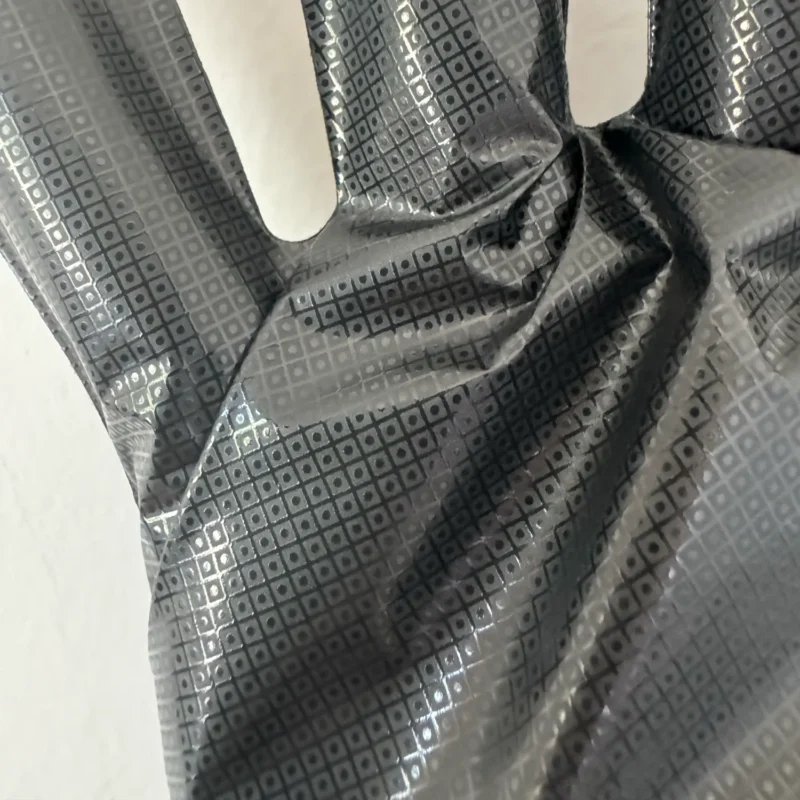 Diamond Embossed Black TPE Gloves-02