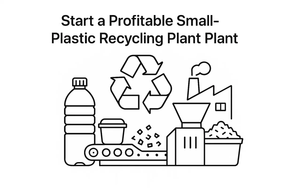 Comece um Empreendimento Lucrativo de Pequena Escala de Reciclagem de Plástico