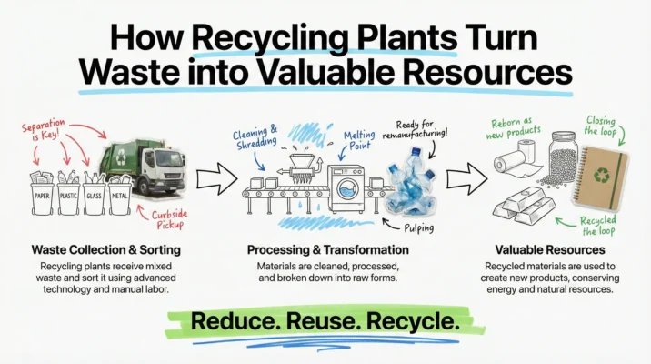 How Recycling Plants Turn Waste into Valuable Resources